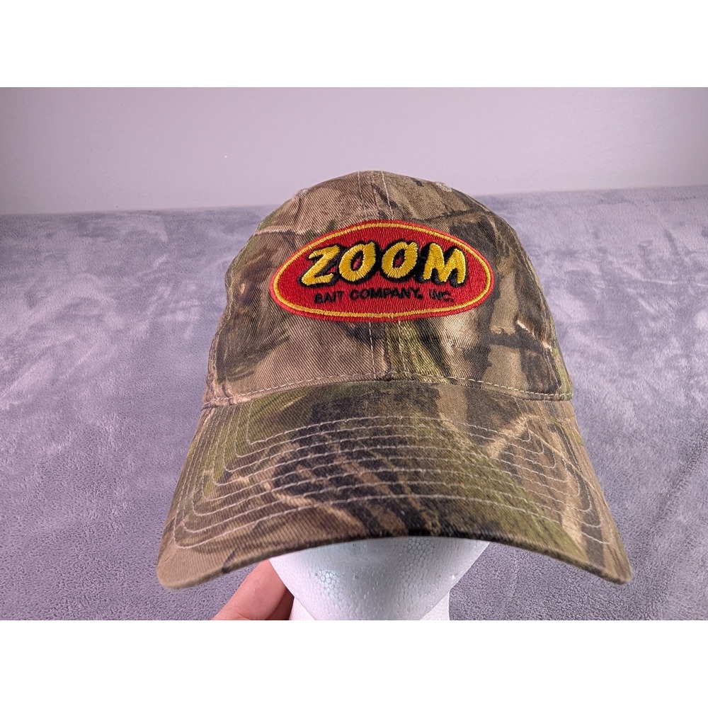 Infinity Headwear Zoom Bait Company Camo Baseball Hat Adjustable Fishing Cap